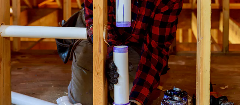Process of Rough In Plumbing in Kent Gardens, Oakville