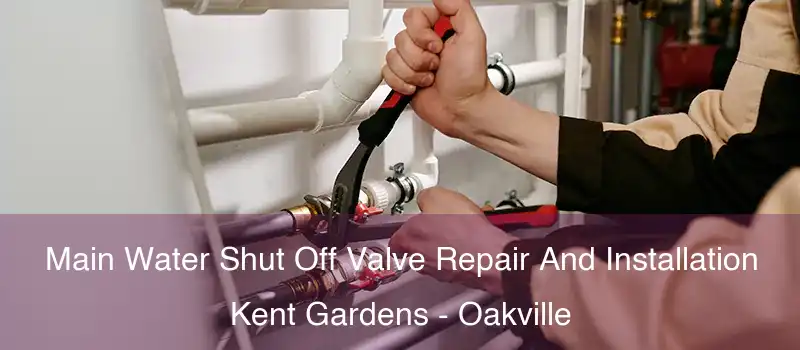  Main Water Shut Off Valve Repair And Installation Kent Gardens - Oakville